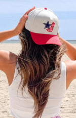 Beginning Red Cowgirl Trucker Cap Image