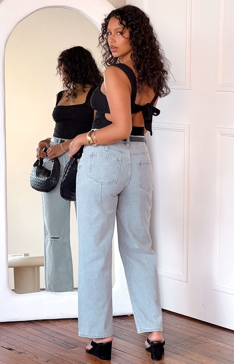 Robin Wide Leg Jeans Blue Image