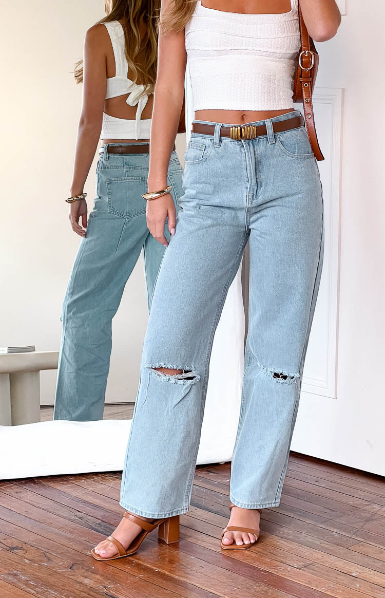 Robin Wide Leg Jeans Blue Image