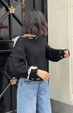 Bea Black Sweater Image