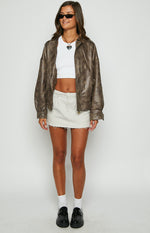 Lioness Kenny Chocolate Bomber Jacket Image